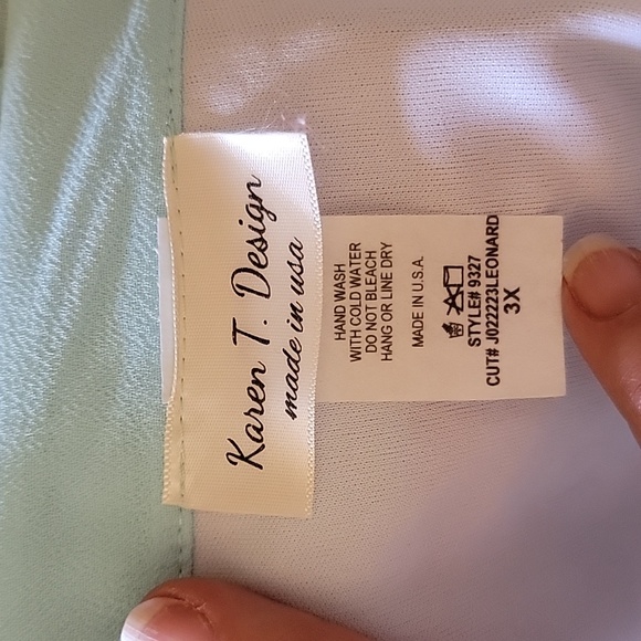 Maxi dress women's Plus size 3X multi color block - Picture 8 of 11